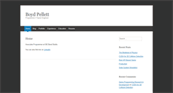 Desktop Screenshot of boydpellett.com
